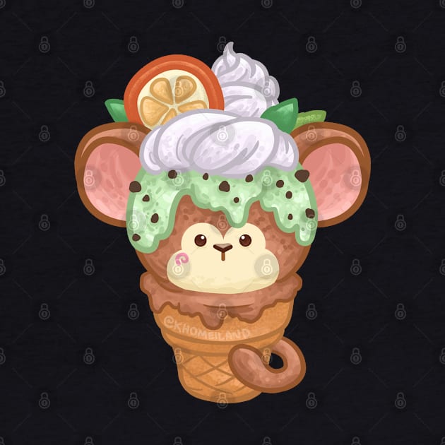 Gelato Monkey by Khotekmei